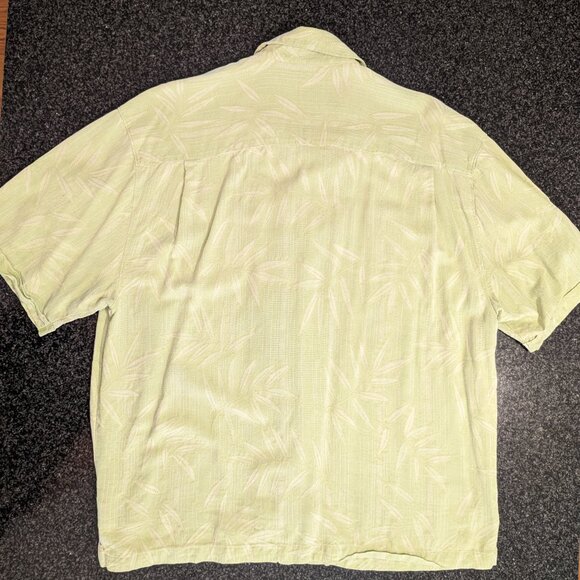 JAMAICA JAXX Hawaiian Style Mens Short Sleeve 100% Silk - Picture 6 of 7